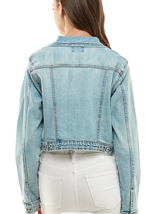 Sophie Destructed Denim Jacket