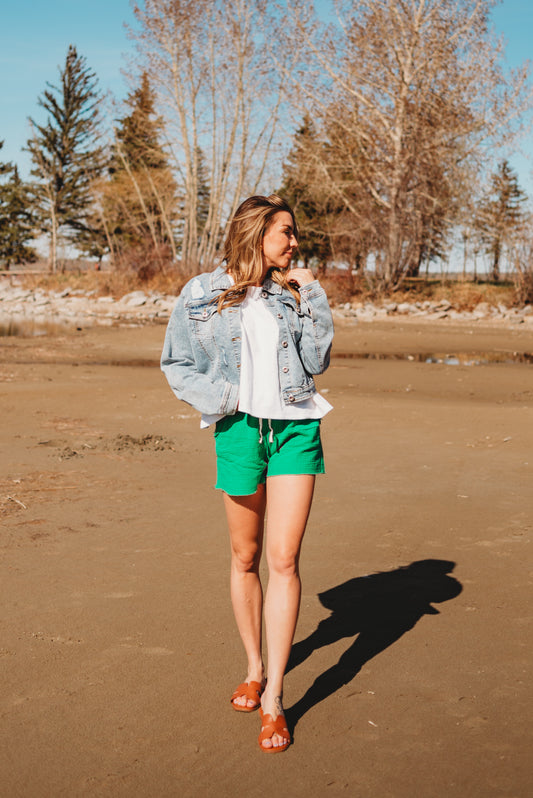 Sophie Destructed Denim Jacket