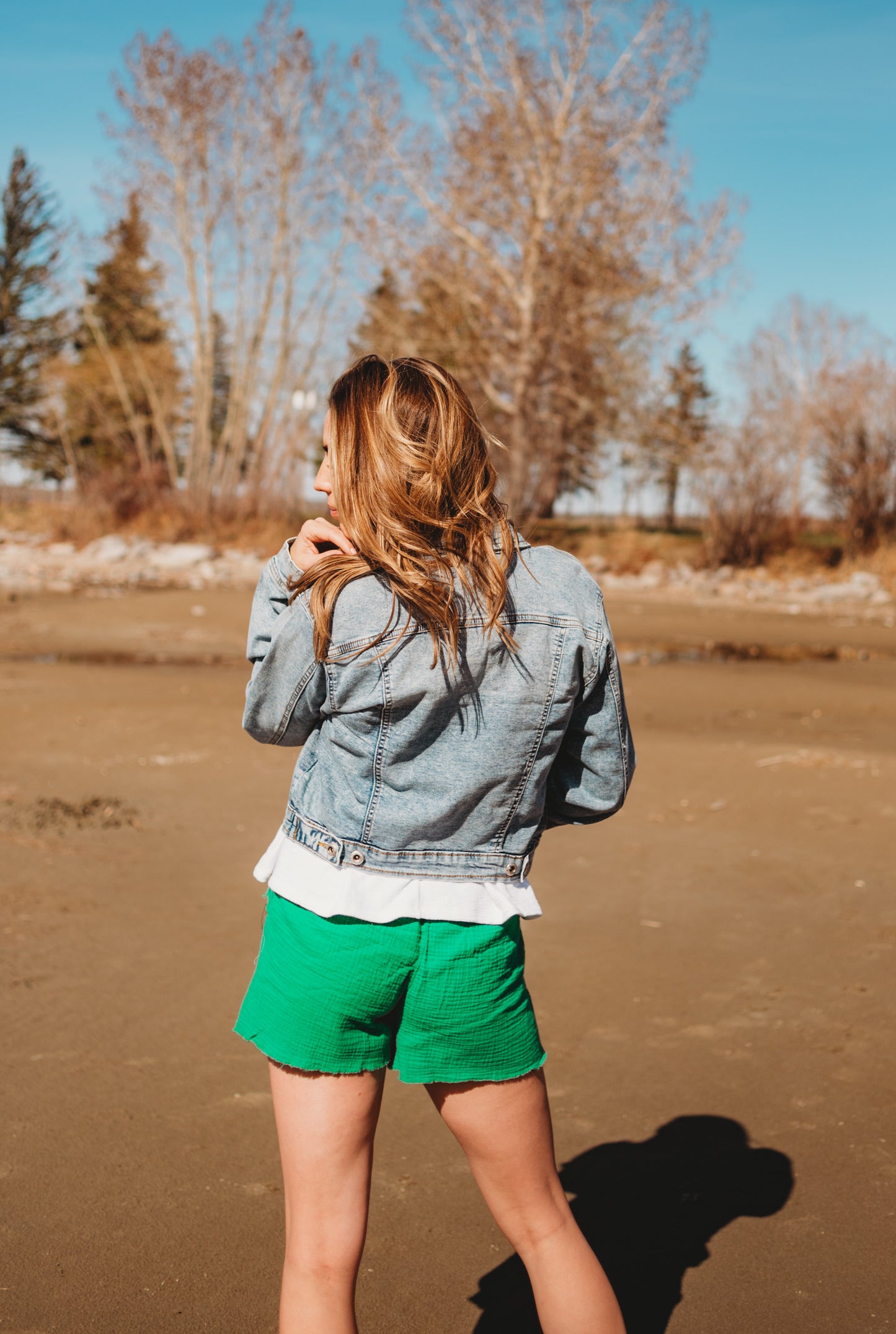 Sophie Destructed Denim Jacket