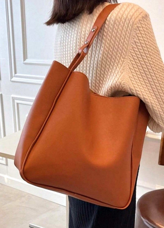 Blake Shoulder Tote - Camel