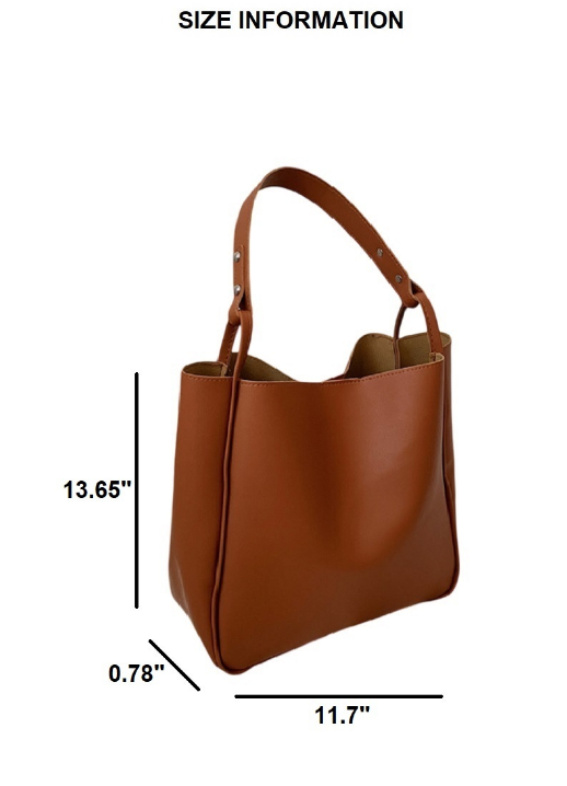 Blake Shoulder Tote - Camel