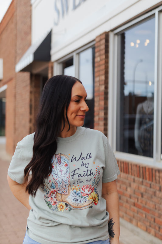 Graphic Tee - Walk By Faith