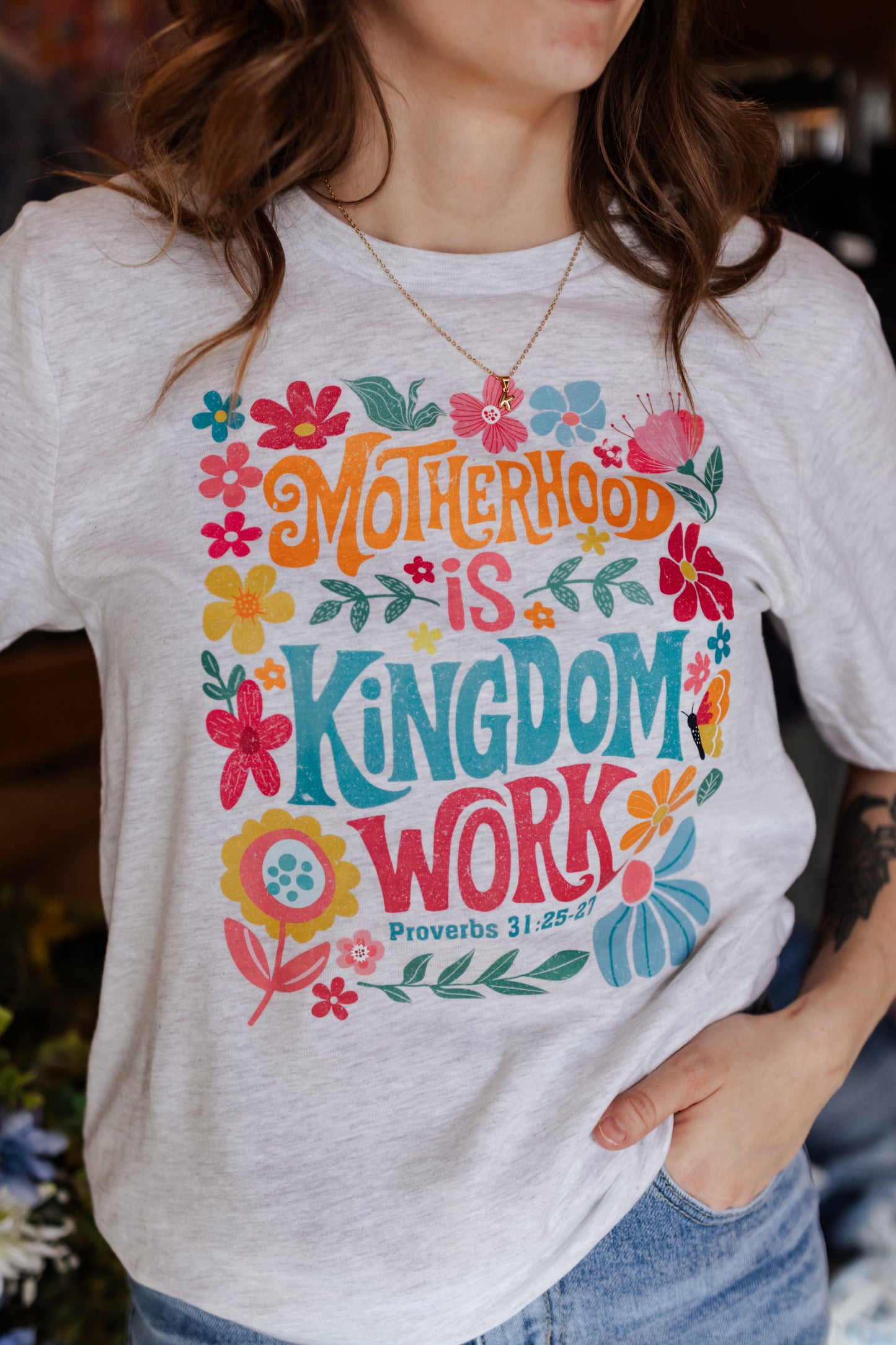 Graphic Tee - Motherhood = Kingdom Work