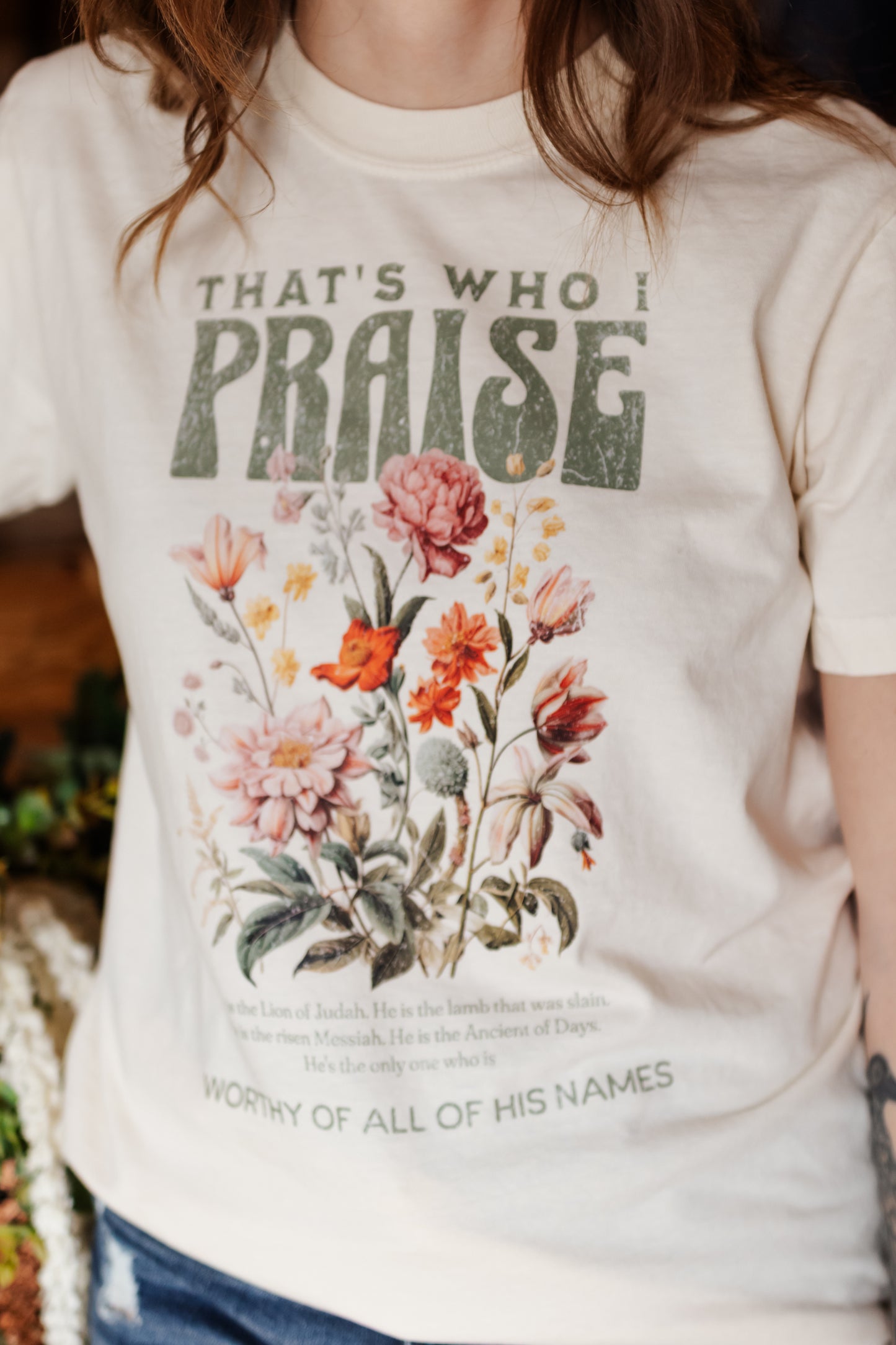 Graphic Tee - Who I Praise