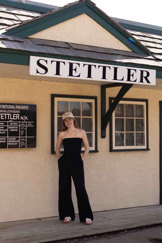 Jody Smocked Strapless Jumpsuit
