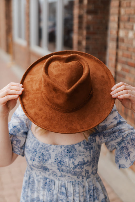 TMCC Vegan Suede Sweetheart Crown - Tobbaco