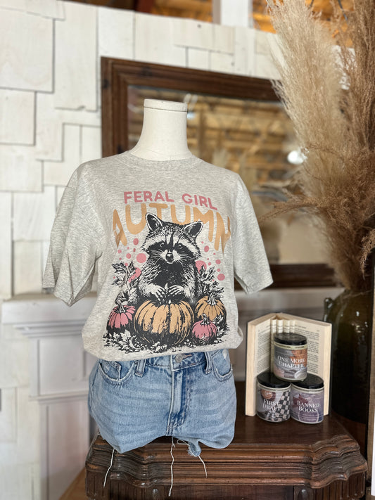 Graphic Tee - Fall Feral Girl
