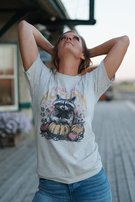 Graphic Tee - Fall Feral Girl