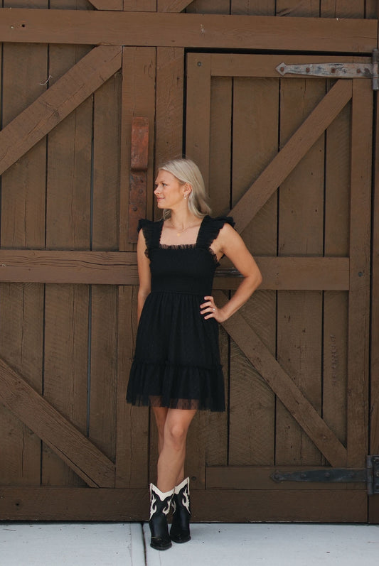 Maggie Smocked Mini Dress