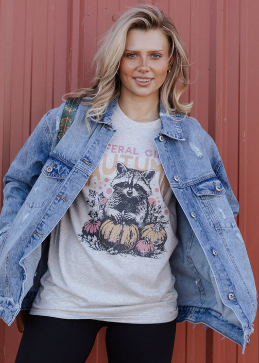 Graphic Tee - Fall Feral Girl