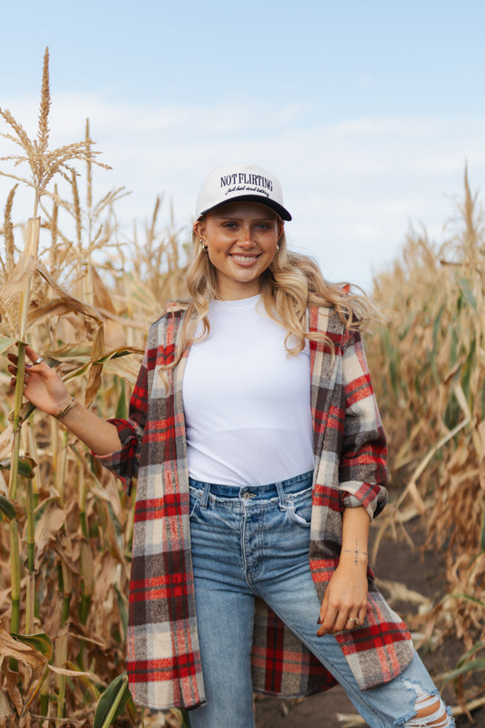 Sara Plaid Shacket