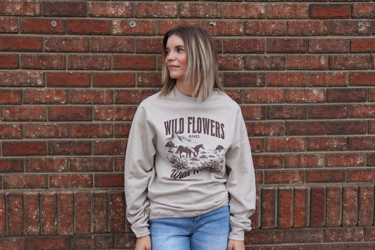 Wild Flowers & Wild Horses Vintage