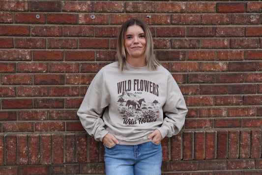 Wild Flowers & Wild Horses Vintage