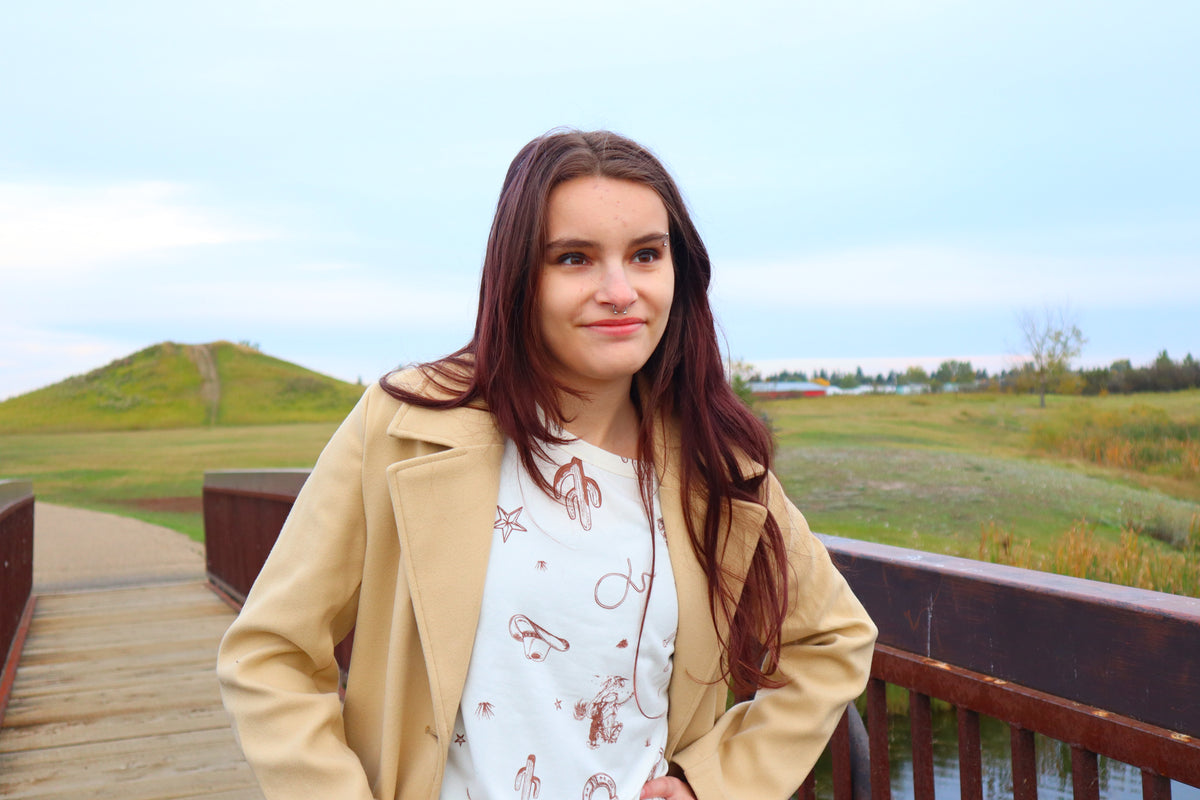 Long Sleeve A-Line Long Coat - Vanilla