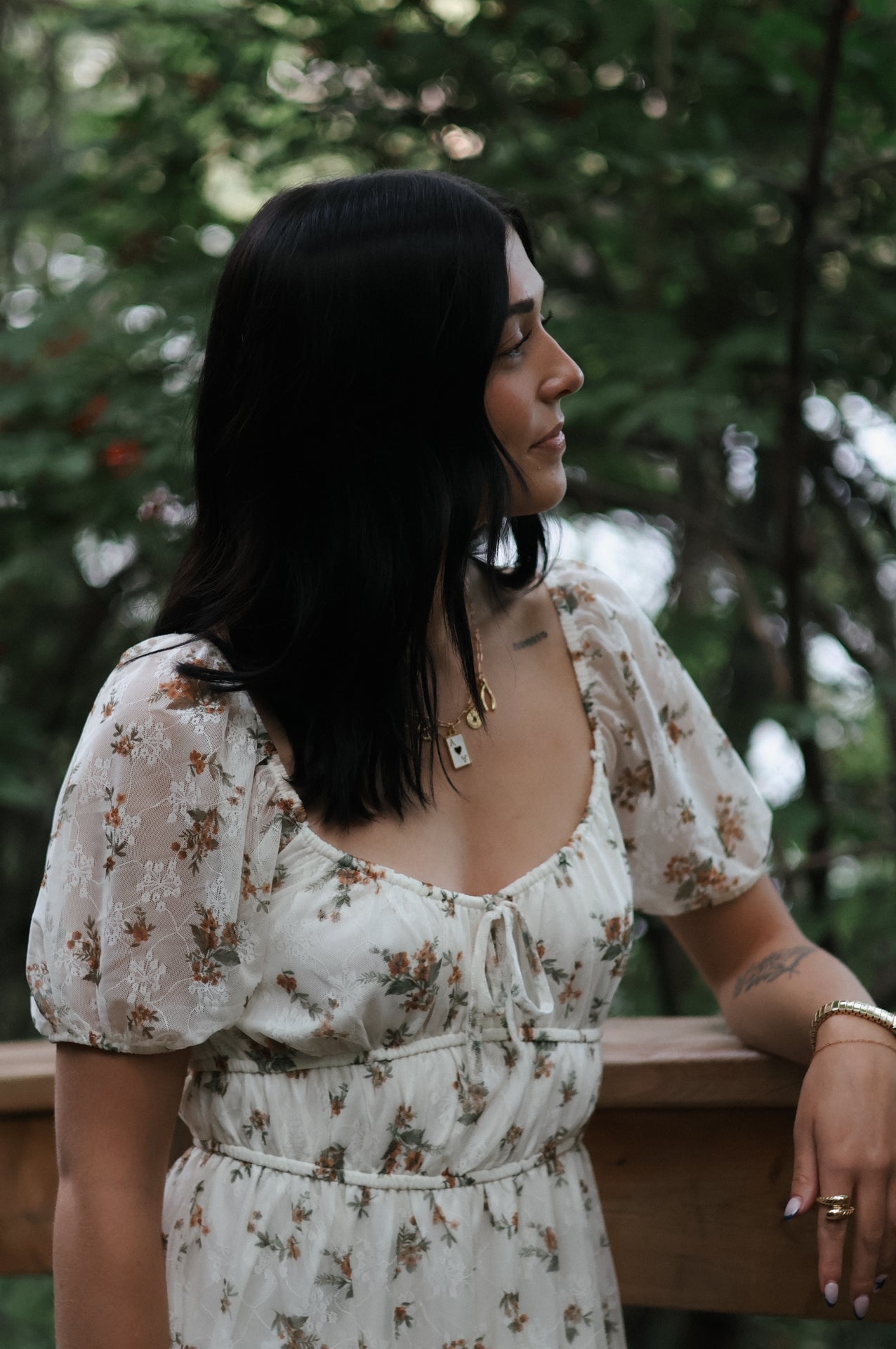 Rebecca Floral Puff Sleeve Dress