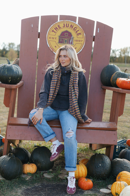Rory Tartan Cozy Tassel Scarf