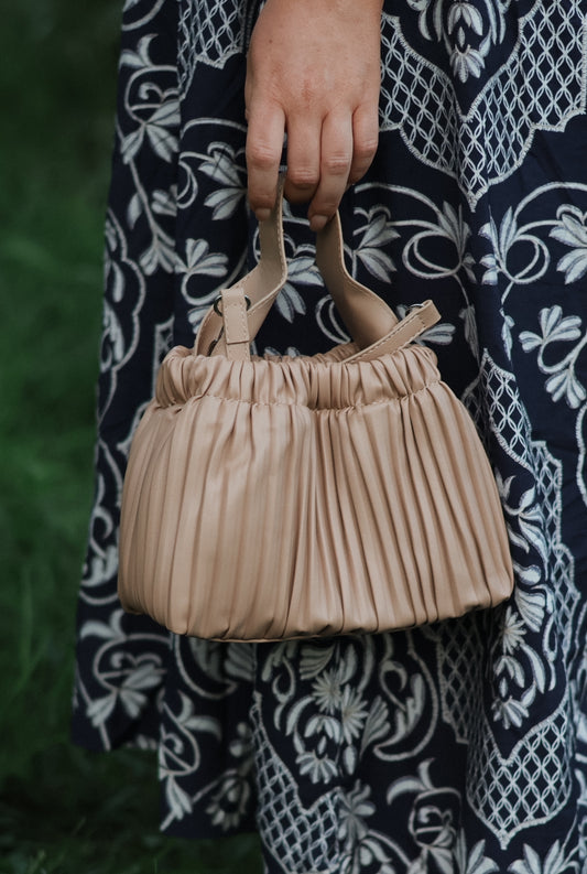 Ronaldo Pleated Bucket Bag