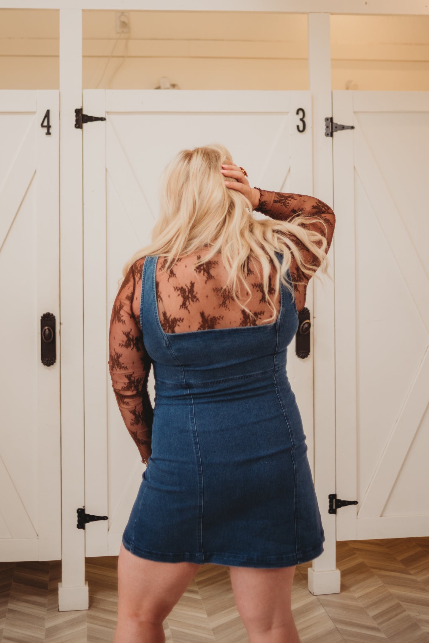 Stampede Denim Mini Dress