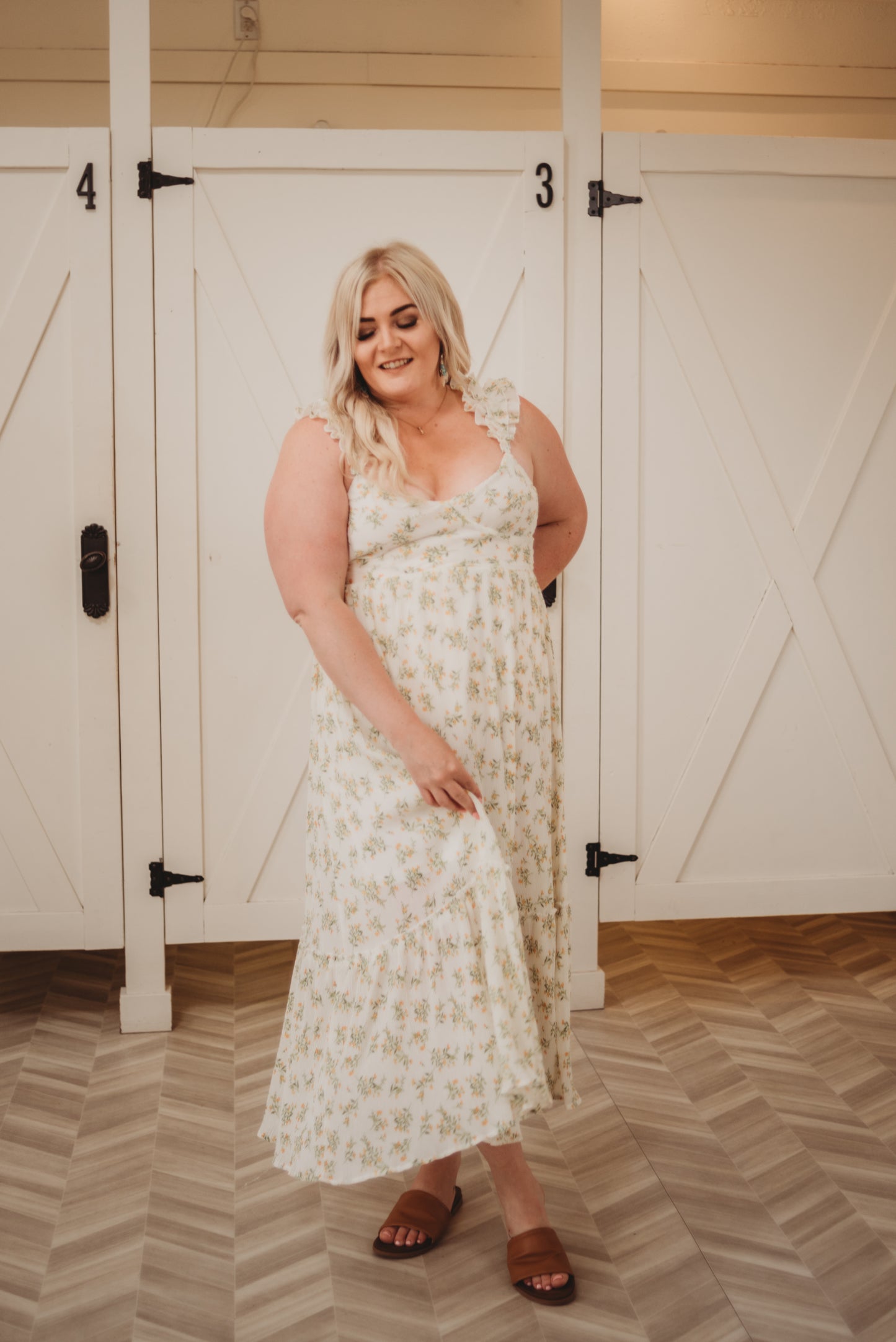 Keira Floral Maxi Wrap Dress