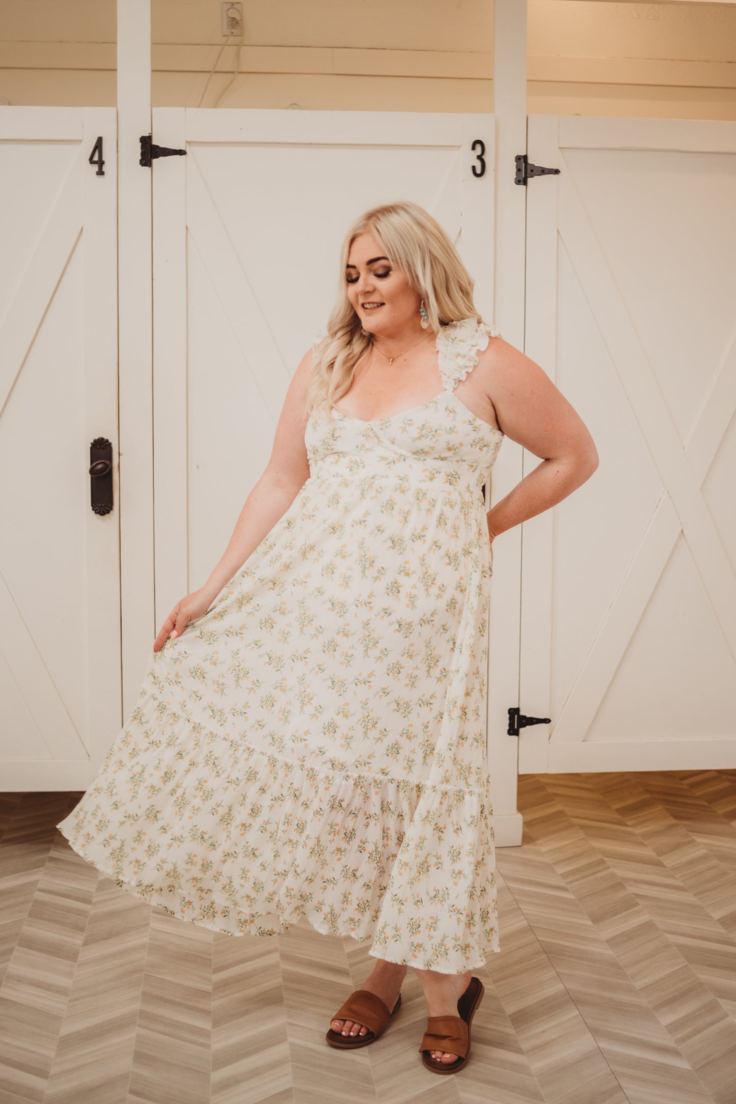 Keira Floral Maxi Wrap Dress