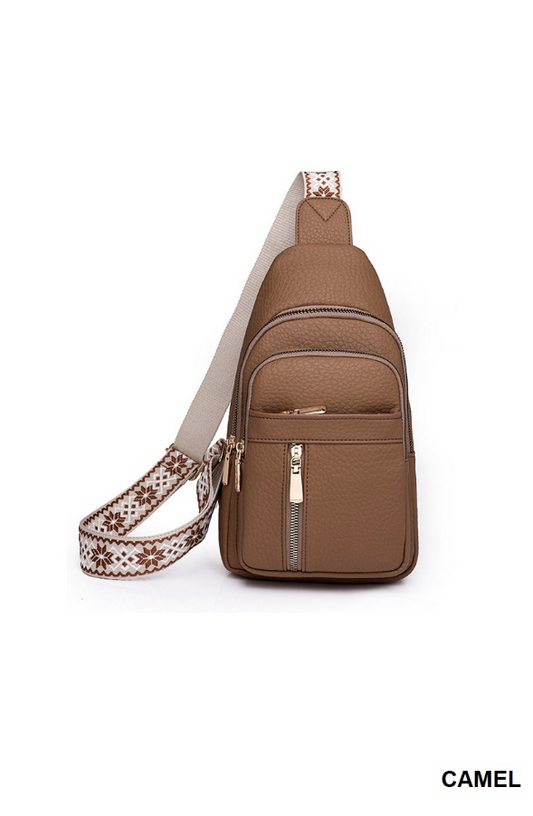 Tammy Crossbody Sling Bag - Camel