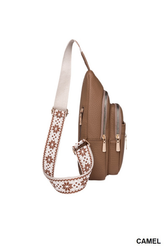 Tammy Crossbody Sling Bag - Camel
