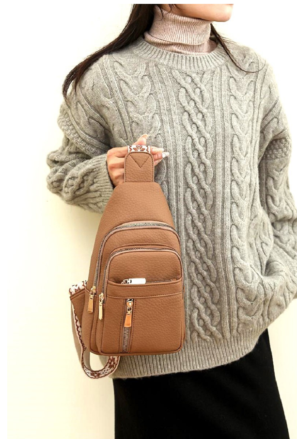 Tammy Crossbody Sling Bag - Camel