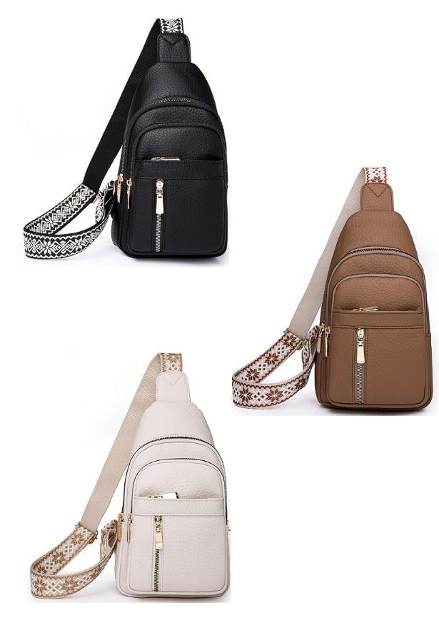 Tammy Crossbody Sling Bag - Black