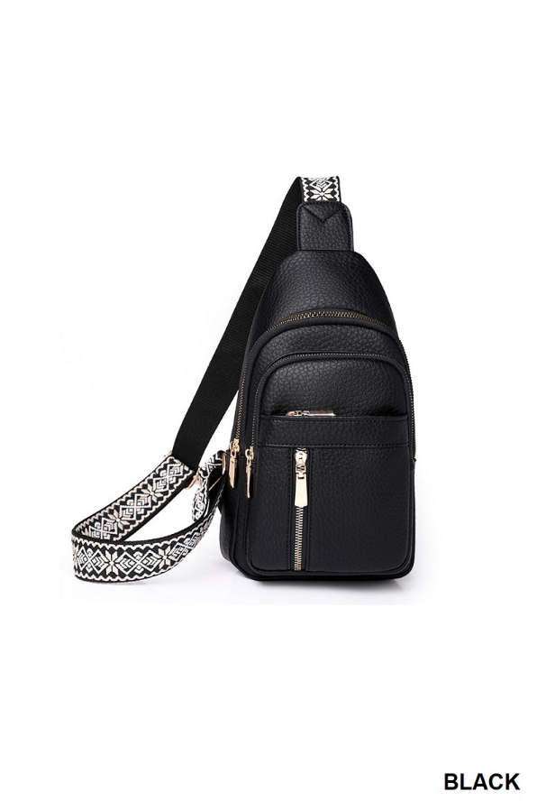 Tammy Crossbody Sling Bag - Black