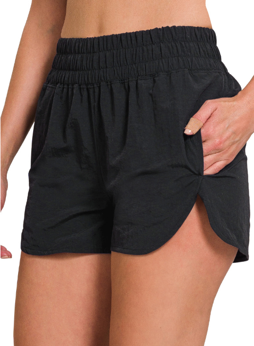 Carly Windbreaker Running Shorts