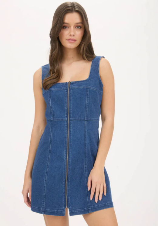 Stampede Denim Mini Dress
