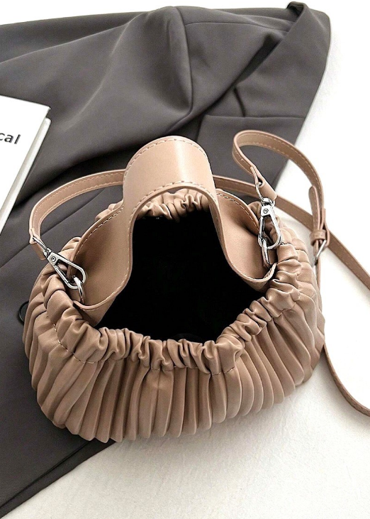 Ronaldo Pleated Bucket Bag
