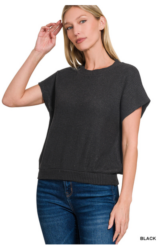 Sarah Short Sleeve Sweater