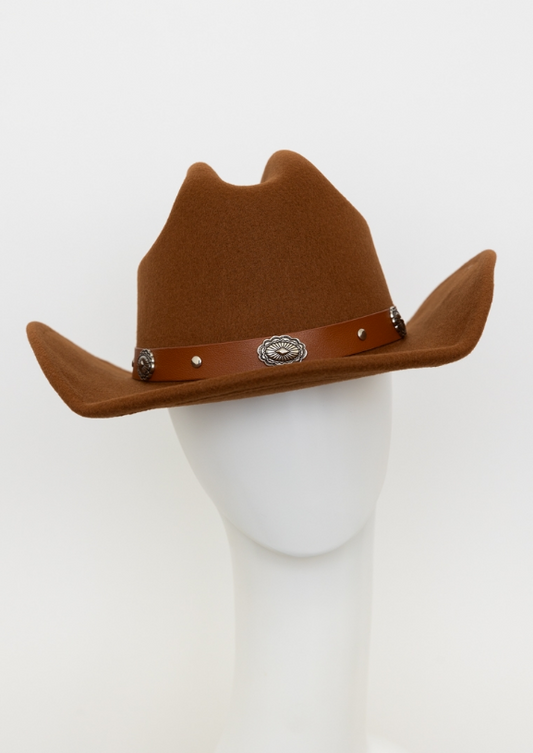 Western Love Classic Cowgirl Hat- Brown