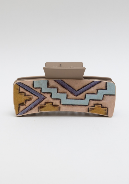 Western Hair Claw Clip- Aztec Dream