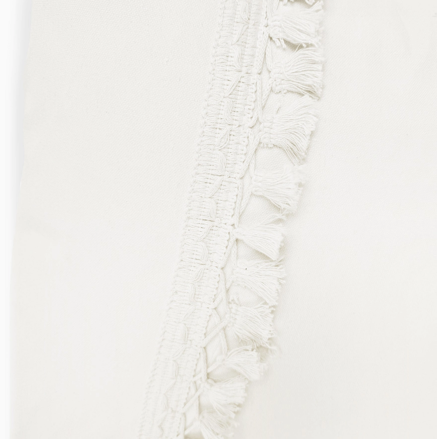 Boho Tassel Throw Pillow 12"x20"