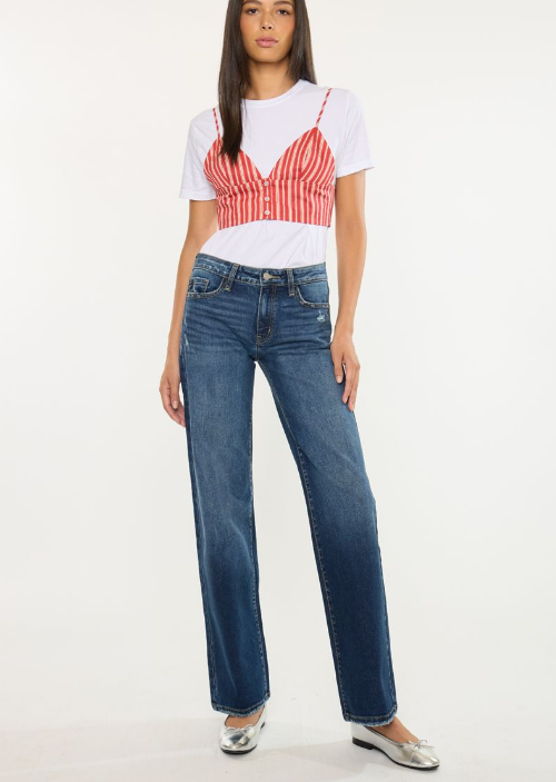 KanCan Claudia Wide Leg Jeans