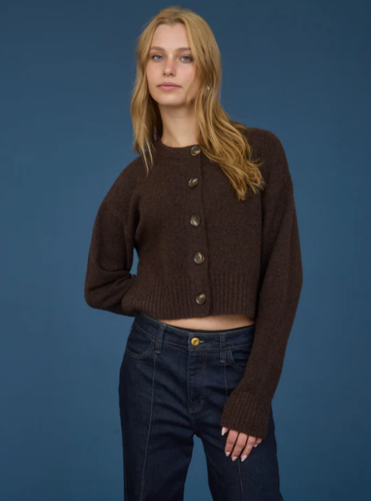 Wynne Wool-Blend Knit Cardigan
