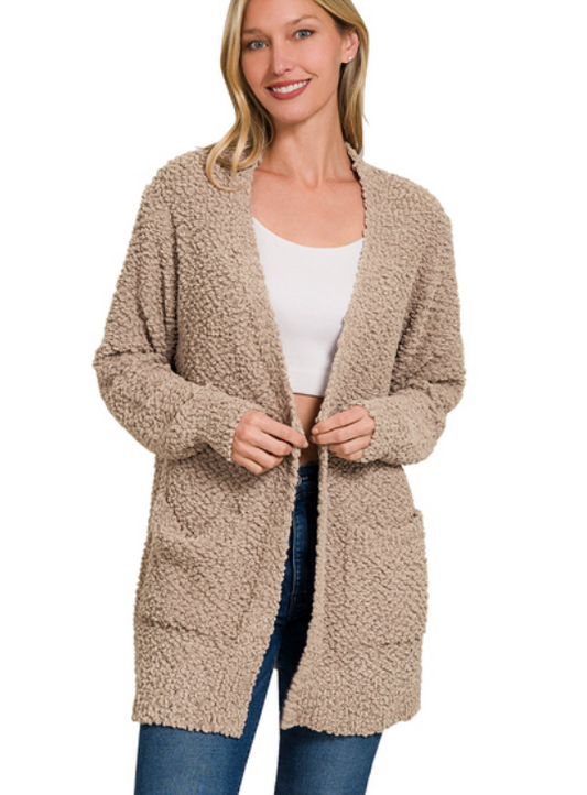 Cloudlet Cardigan- Ash Mocha
