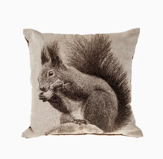 Rustic Squirrel Cushion