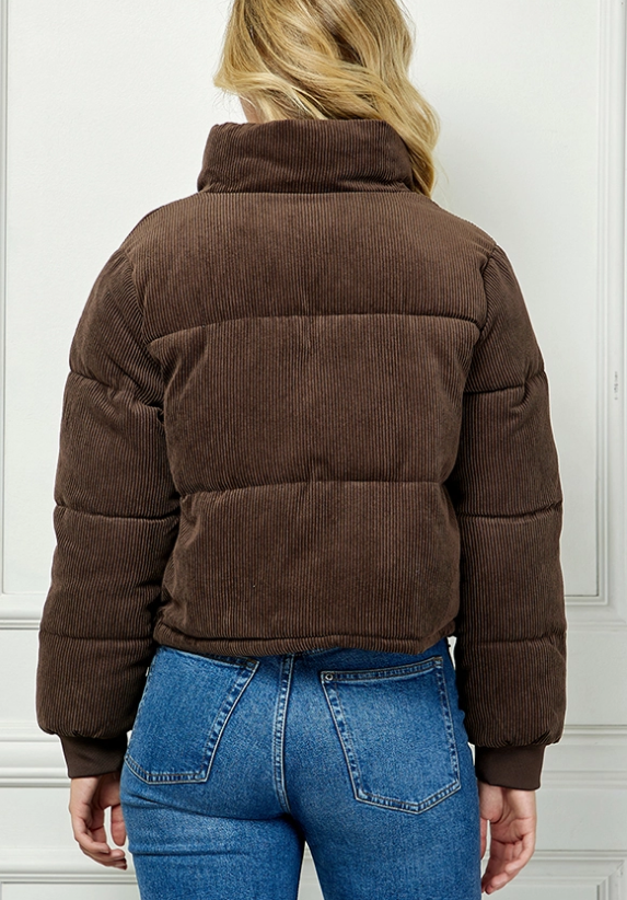 Kassandra Corduroy Puffer Jacket