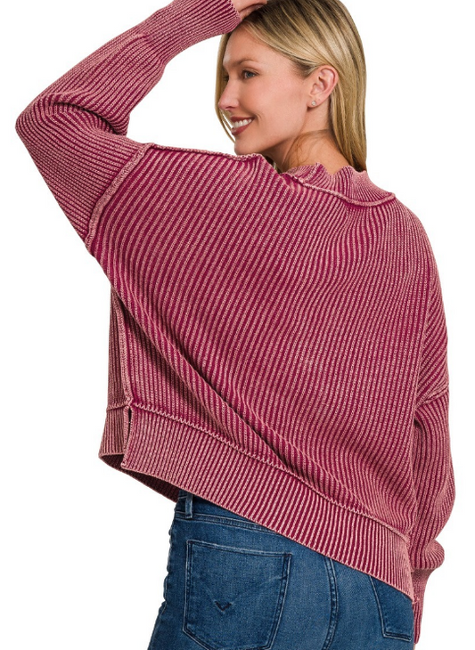 Kalynda Oversized Cropped Sweater