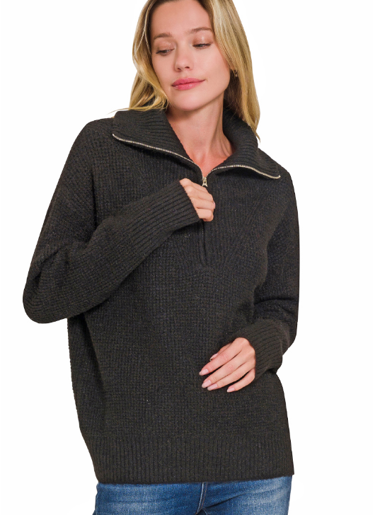 Sharmain Half Zip Sweater