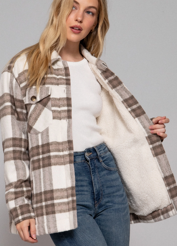 Kimmel Brushed Plaid Jacket