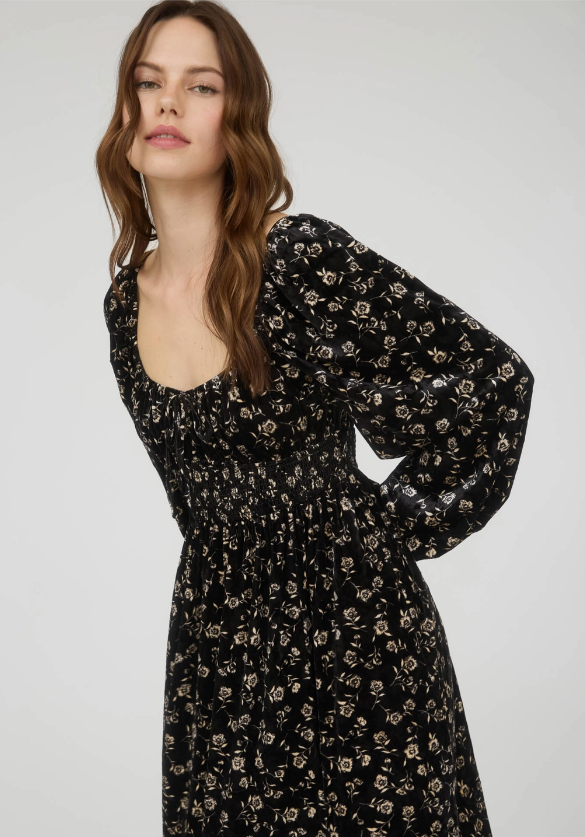 Marlee Scoop Neck Midi Dress