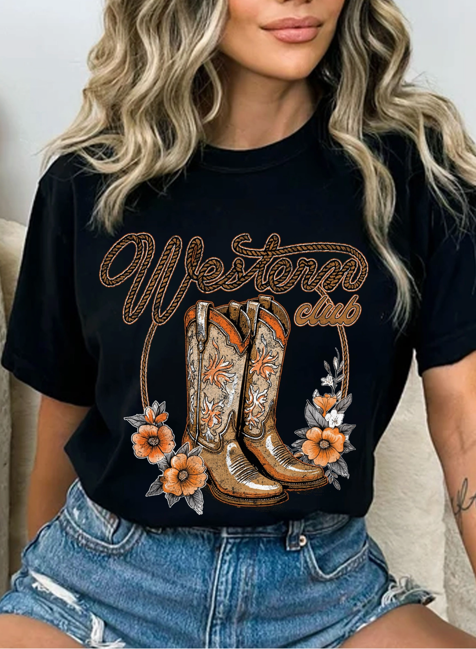 Graphic Tee - Western Club