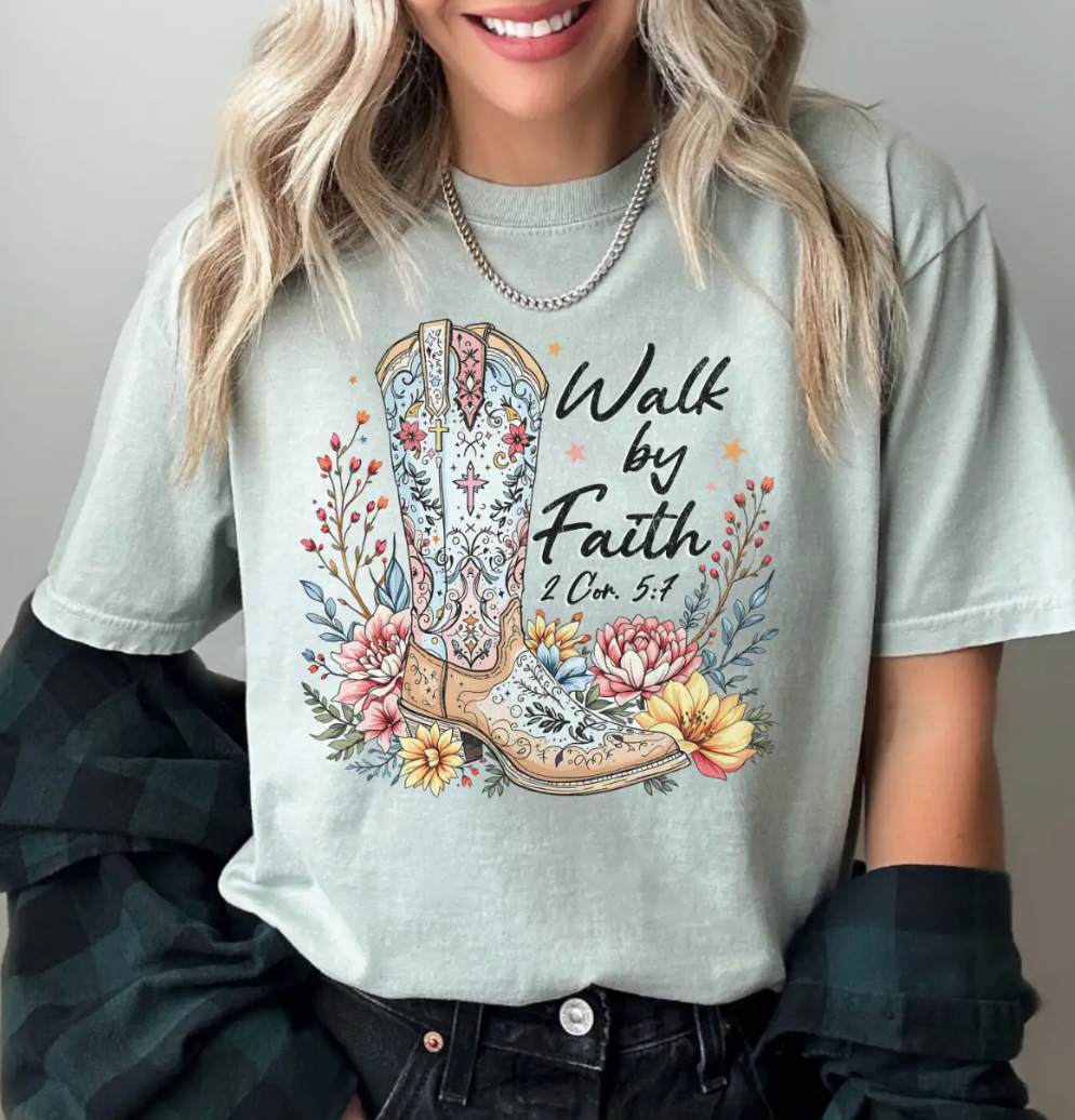 Graphic Tee - Walk By Faith