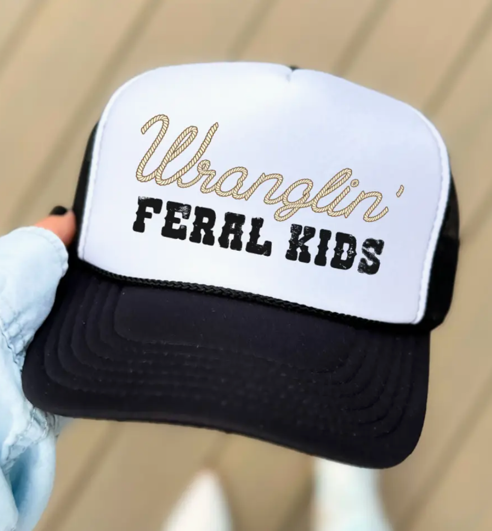 Trucker Hat - Wranglin Feral Kids