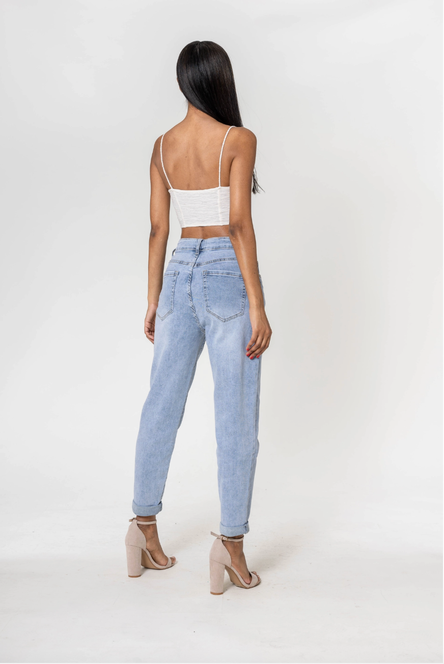 Annie Light Blue Boyfriend Jean