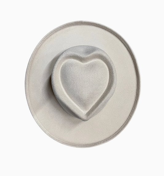 TMCC Vegan Suede Sweetheart Crown - Ivory